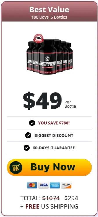 buy ErecPower six bottles